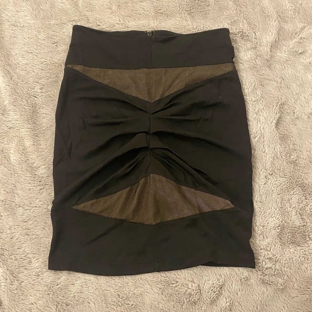 Alexander Wang mesh front detailed skirt, size 6